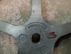 WAA16161OE ктш10 Шкив стиральной машины Bosch 9000095133 б/у