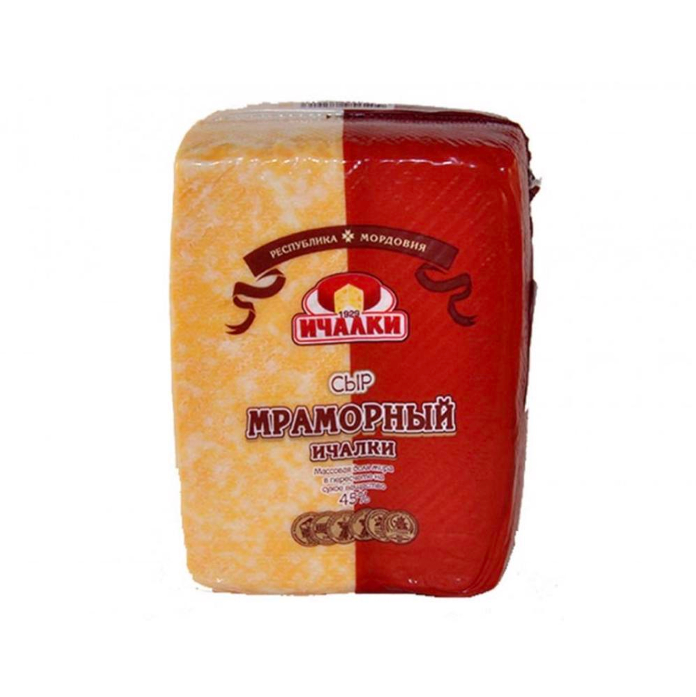 Сыр "Мраморный Ичалки" 45%