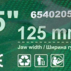 Тиски стальные поворотные с наковальней 5''-125мм RockForce RF-6540205W