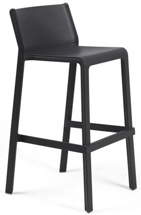 Стул пластиковый барный Nardi Trill Stool, антрацит