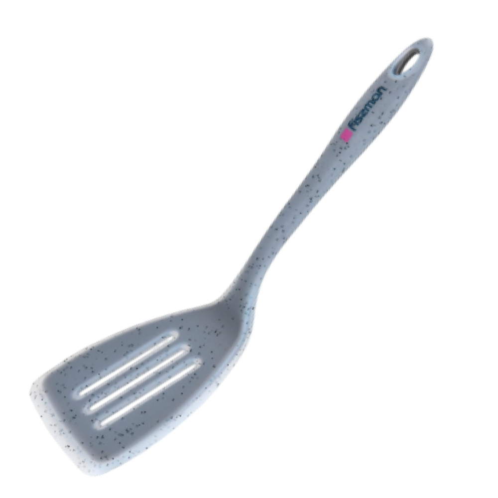 FISSMAN Лопатка с прорезями  MAURIS GREY 33,5см (нейлон + силикон) Арт.11409