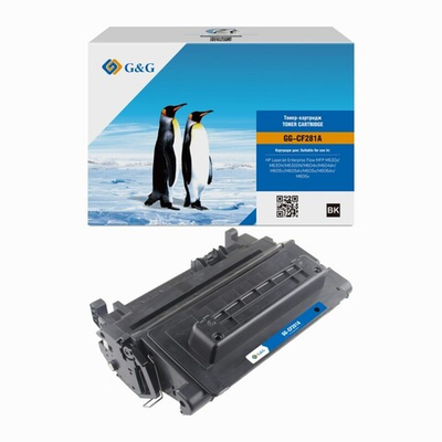 Картридж G&G, аналог HP CF281A (81A) для LaserJet M630/M604/M605/M606, (10.5K)