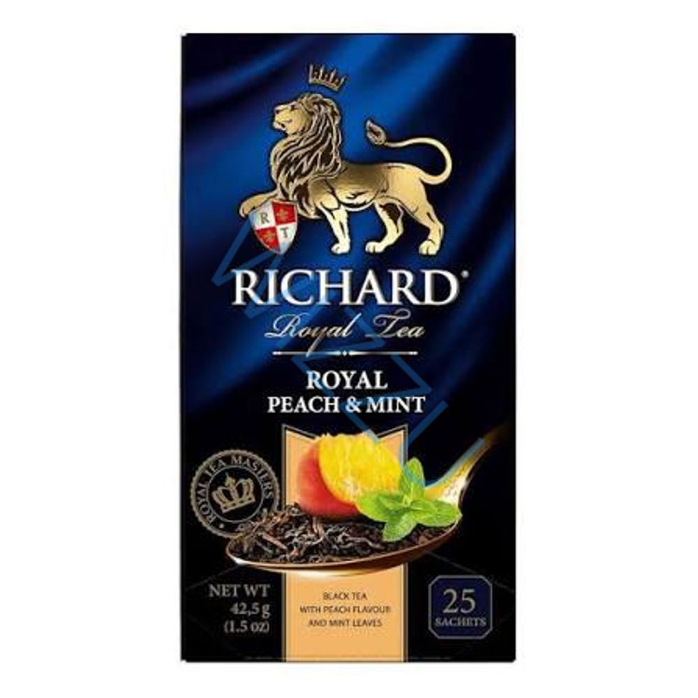 Чай Richard Royal Peach & Mint пакетированный 42.5 г