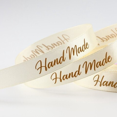 Атласная лента «Hand Made», 15 мм