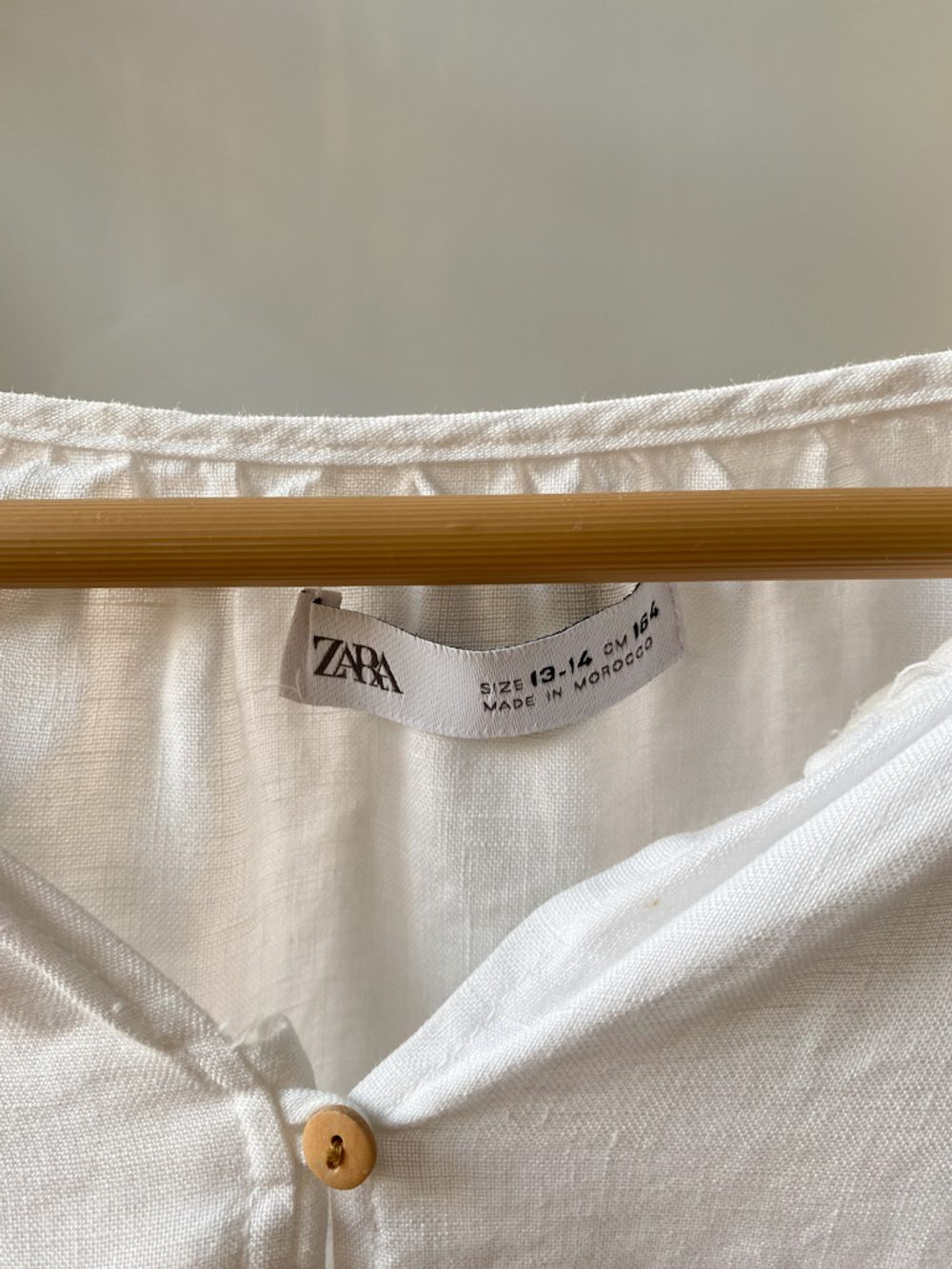 Льняная блузка Zara, 164