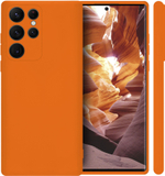 Мягкий Soft Touch чехол из силикона для SAMSUNG GALAXY S22 ULTRA с бархатной подкладкой