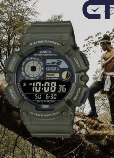 Casio WS-1500H-3B — унисекс наручные часы