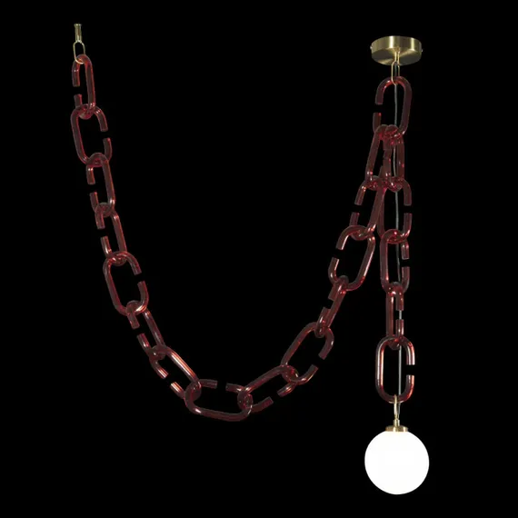 Подвесной светильник Chain 10128C Red Loft It