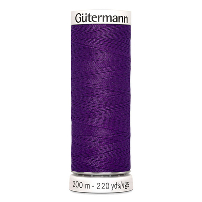 01 Нить Sew-All 100/200 м для всех материалов, 100% полиэстер Gutermann 748277 (373 т.фиолетовый)
