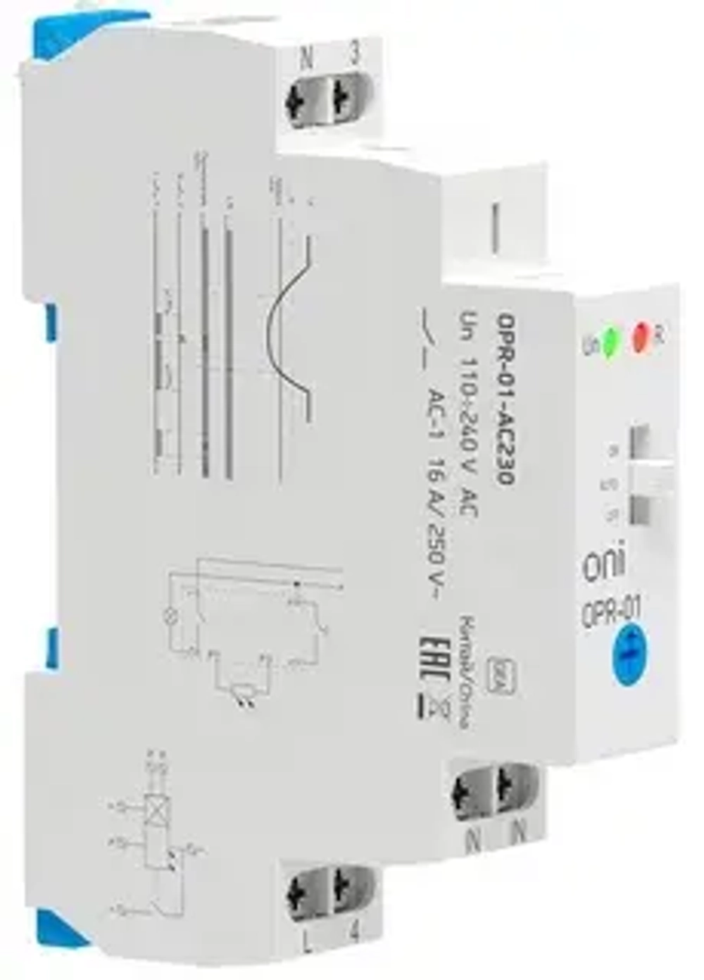 Фотореле OPR-01 1 конт. ONI  230В АС с вынос.дат  OPR-01-AC230