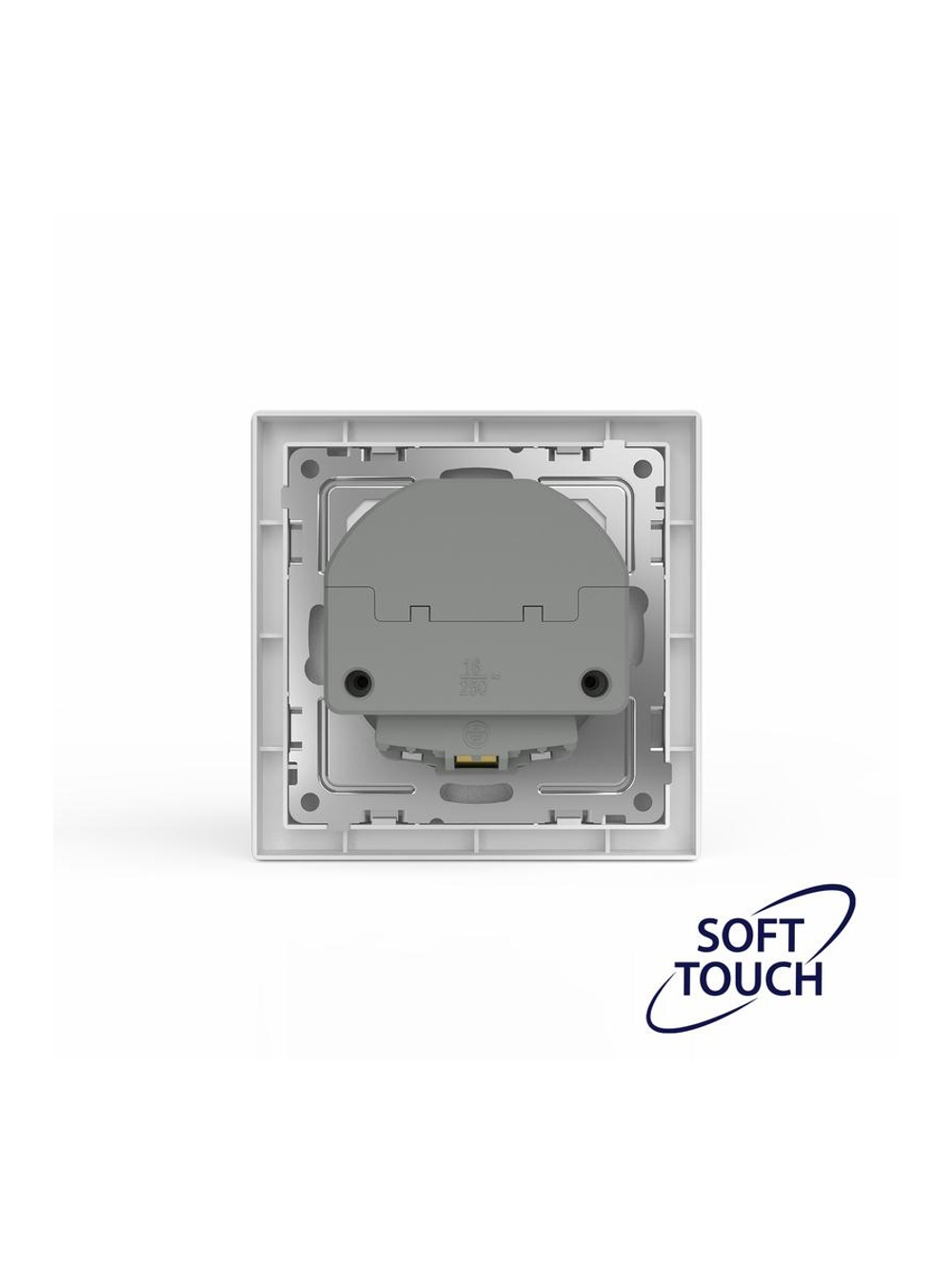 Розетка 1-м СП Pixel IP20 с заземл. с 2-мя заряд. устр. USB тип A+C механизм айс TOKOV ELECTRIC TKE-PX-R1U2AC-C34