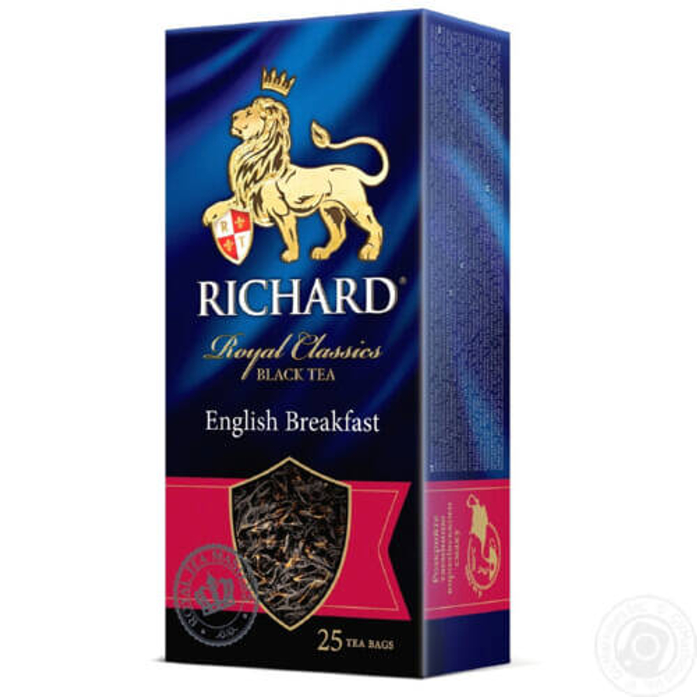 Чай в пакетиках Richard Royal English Breakfast 25 шт