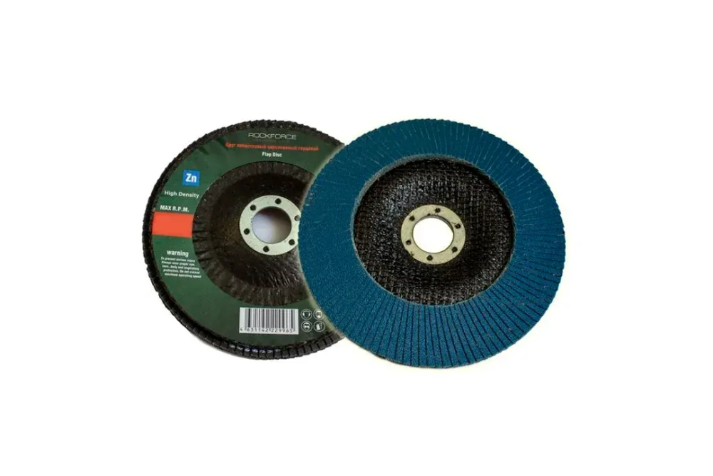 Круг лепестковый торцевой 125х22мм (P100,''мелкий шаг'') RockForce##Rock FORCE RF-FD5100H