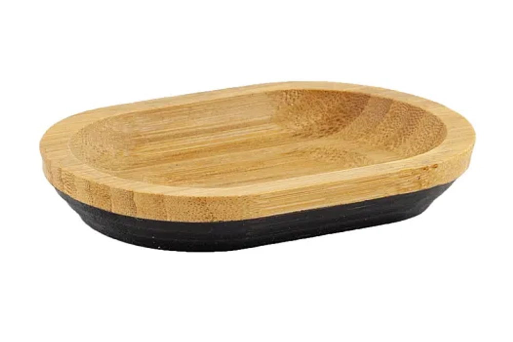 "WOOD&BLACK" Мыльница 12,3х8,3х1,9см, бамбук