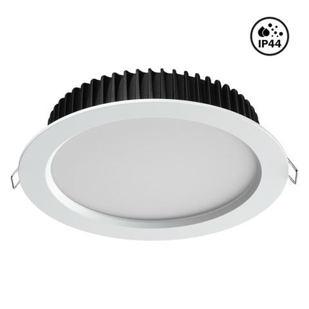 358306 SPOT NT19 555 белый Встраиваемый св-к (драйвер в комплект не входит) IP44 LED 4000K 20W DRUM