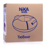 Тюбинг Nika ТБ1К-95, баклажановый с серебристым