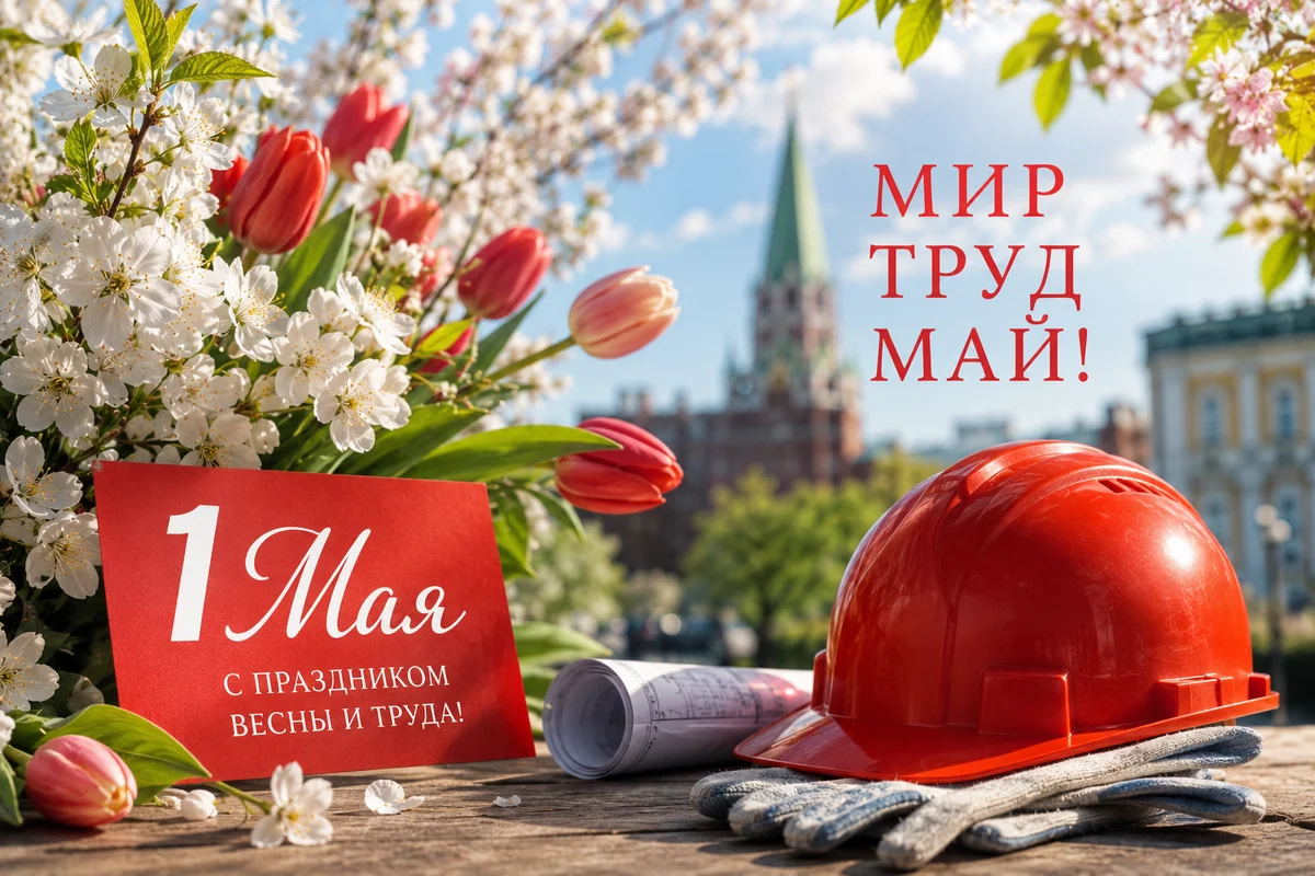 С Праздником Весны и Труда! 🌿