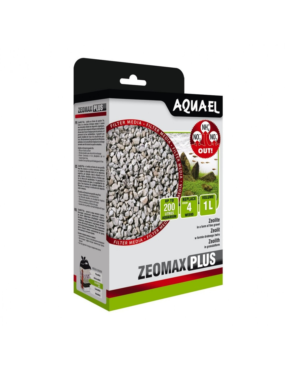 Наполнитель AQUAEL ZEOMAX PLUS 1L (цеолит)