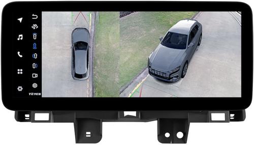 Магнитола для Honda CR-V 4 2012-2016 - Teyes LUX ONE 360 монитор 12.3", Android 10, Быстрая, CarPlay, 4G SIM-слот, 4 камеры в комплекте