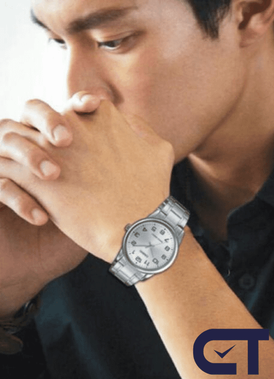 Casio MTP-V001D-7B — мужские наручные часы