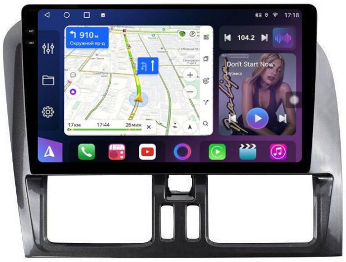 Магнитола для Volvo XC60 2014-2017 - FarCar BM1229M-2K монитор 9.5" 2K QLED на Android 14, Быстрая, CarPlay, 4G SIM-слот