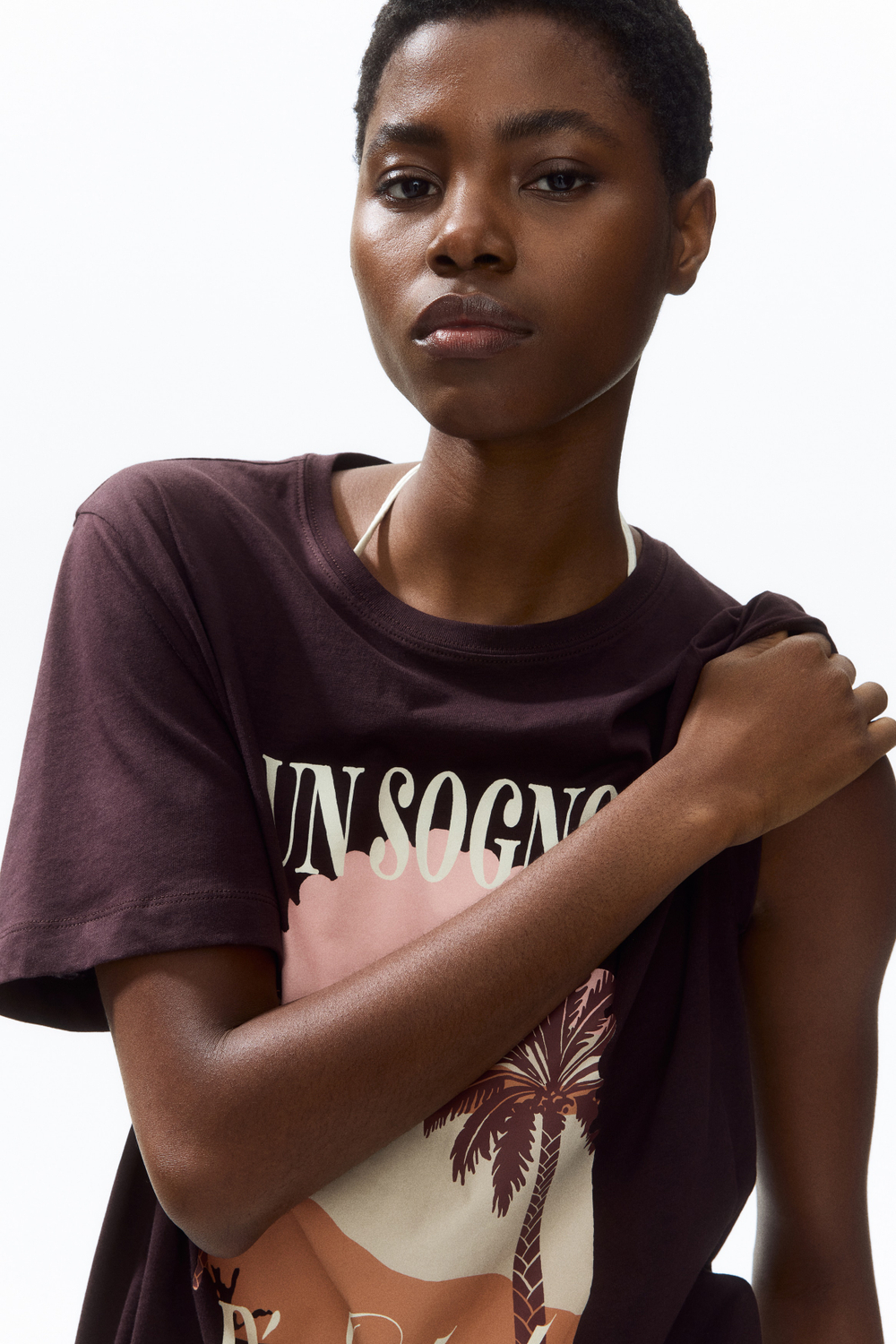 Футболка с принтом — Светло-жёлтый/Energized - H&M
