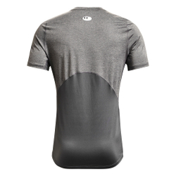 Мужское теннисное поло Under Armour Heatgear Fitted T-Shirt Men - Grey