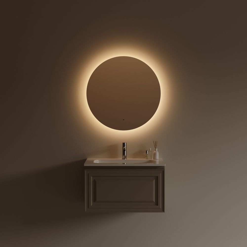 Зеркало для ванной комнаты SANCOS Сфера 2.0 (Сфера (Sfera) 2.0) D700 led подсветка 2700K/4000K/5000K SF2.700