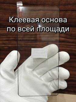Защитное стекло ПРЕМИУМ для Samsung S25 Ultra (S-938B) с клеевой основой по всей площади без ультрафиолета, с олеофобным покрытием.
