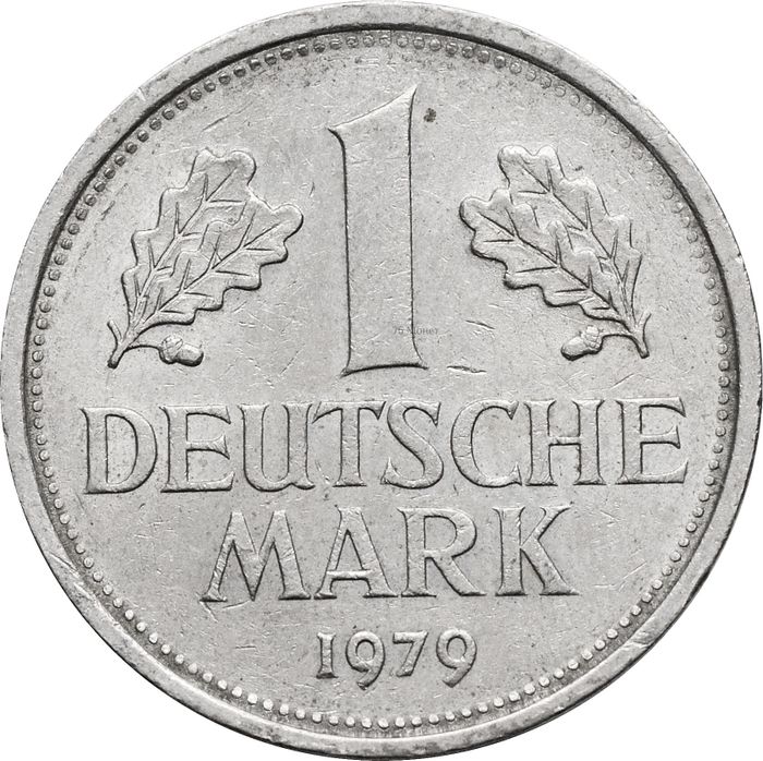 1 марка 1979 Германия (ФРГ)