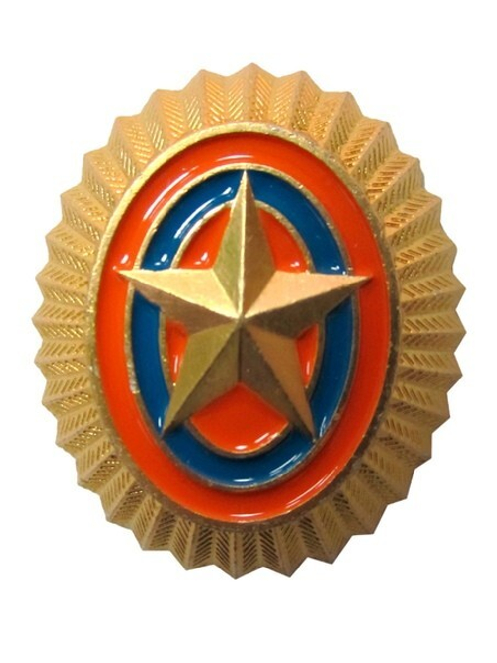 Кокарда МЧС н/о со звездой малая