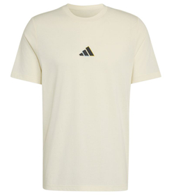 Мужская теннисная футболка Adidas US Graphic - cream white