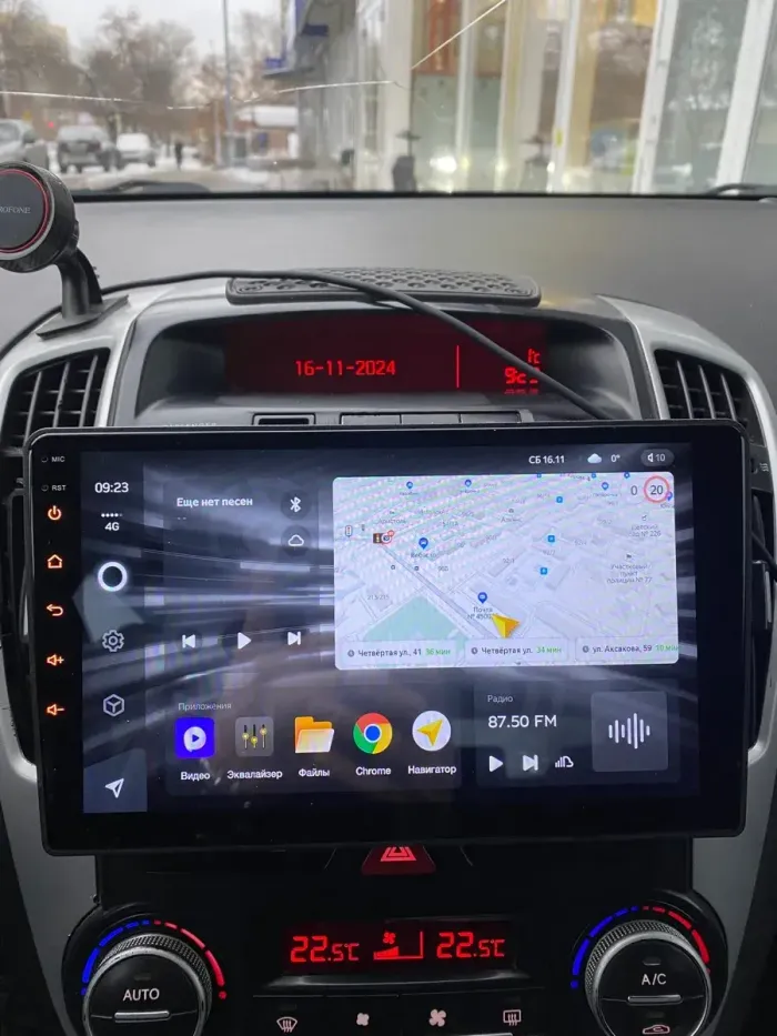 Магнитола для KIA Ceed 1 2010-2012, Venga 2010-2015 - FarCar S500-TS10 монитор 9.5" QLED на Android 14, Быстрая, CarPlay, 4G SIM-слот
