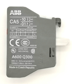 2шт Дополнительный контакт ABB CA5-01, 1НЗ, фронтальный (для A9-110, N) 1SBN010010R1001
