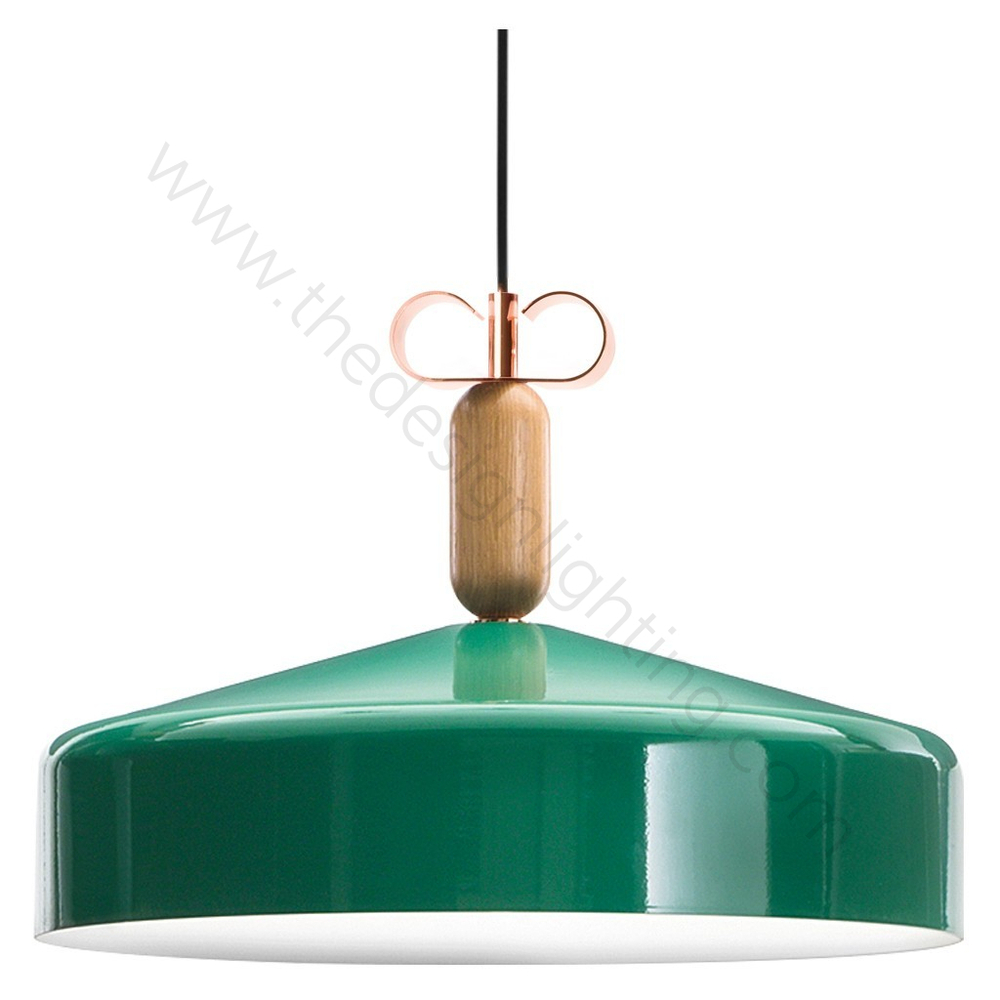 Pendant design lamp  Bon Ton N2C1 by YUUE Design Studio (Green)