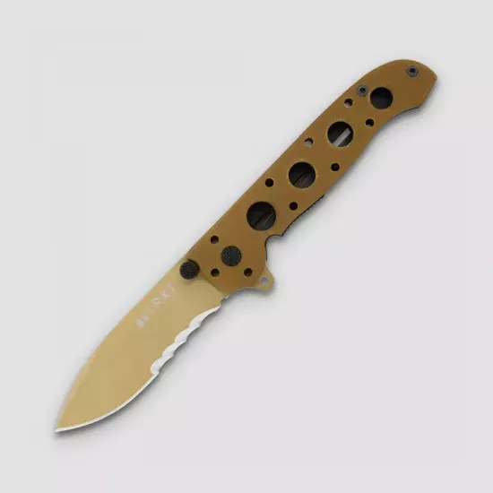 Складной нож CRKT Kit Carson M21 CR/M21-12GD c клинком из стали 8Cr13MoV, рукоять G10