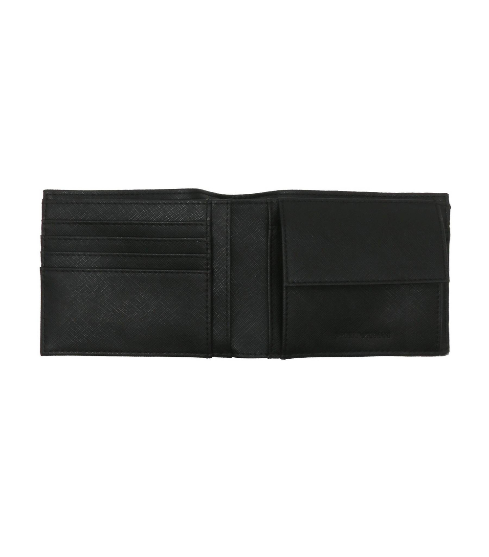 Кожаный кошелек Emporio Armani - черный(Y4R165 Y138E)