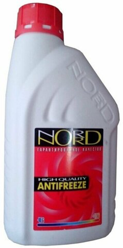 Антифриз NORD High Quality Antifreeze готовый -40C красный 1 кг NR 20225