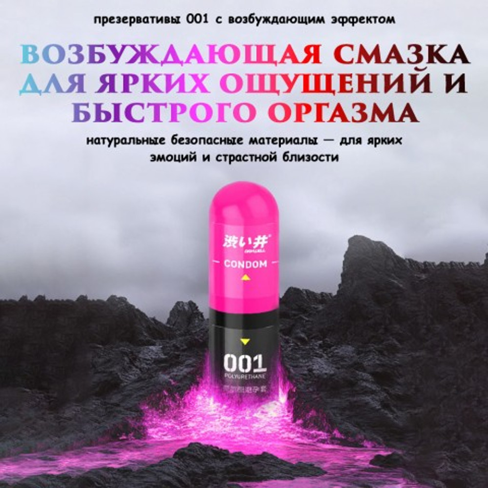 Презервативы Drywell ультратонкие с возбуждающей смазкой (3 шт)