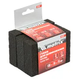 Губка для шлифования, 100 х 70 х 25 мм, средняя жестк, 3 шт, P 60/80, P 60/100, P 80/120 Matrix — фото 1