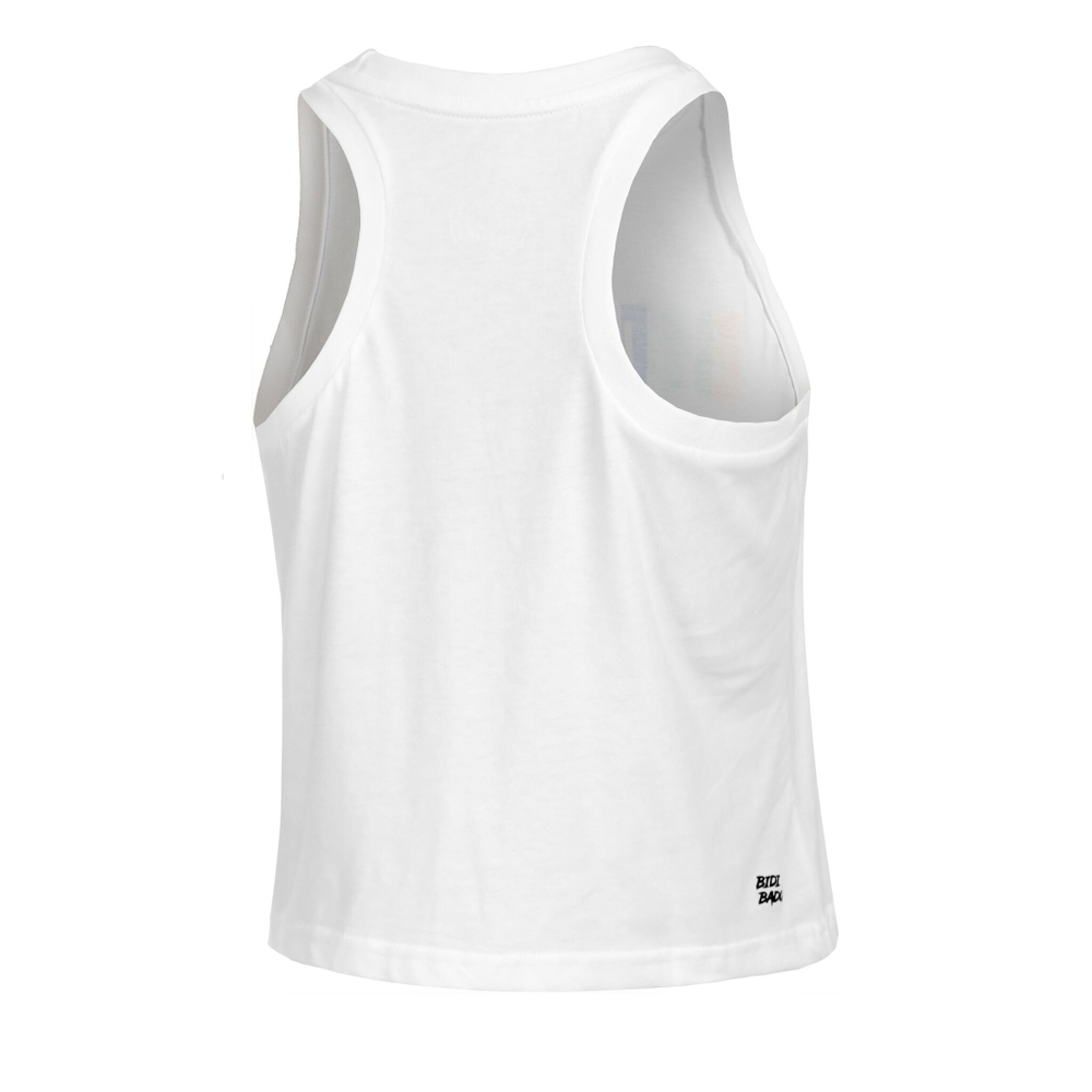 Женская теннисная майка BIDI BADU Paris Chill Tank Top Women - White, Multicoloured