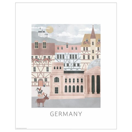 IKEA BILD  (ИКЕА БИЛД)  -  Плакат, иллюстрация, Германия, 40x50 см