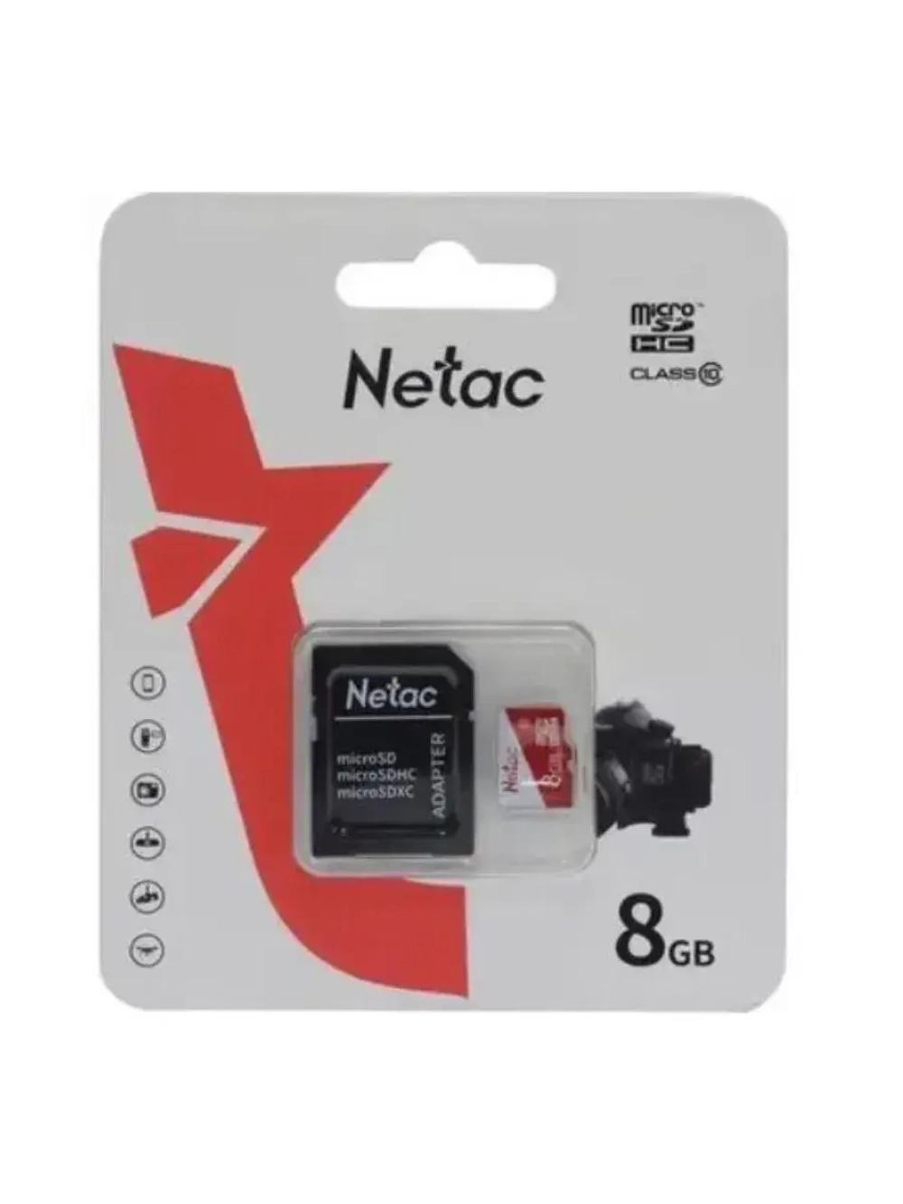 Карта памяти P500 ECO NT02P500ECO-008G-R microSDHC 8 ГБ