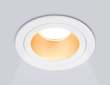 Встраиваемый точечный светильник 1*GU5.3 TN102823 WH/GD белый/золото Techno Spot Technic base Ambrella