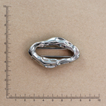 Пряжка-протяжка металлическая HPR6255-35*56 мм, никель (Китай)