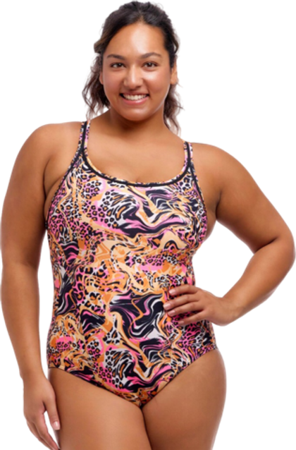 Купальник FUNKITA с поддержкой Tipsy Tiger (Locked In Lucy)