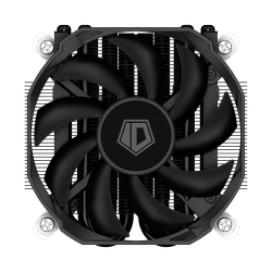 Кулер Cooler ID-Cooling IS-30i BLACK LGA1700/1200/115X низкопрофильный высота 30mm (36шт/кор, TDP 100W, PWM, 4 тепл.трубки прямого контакта, FAN 92mm) BOX