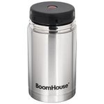 Термос 0,8 л для еды/напитков с широким горлом, BOOMHOUSE (БУМХАУ) WIDE, нержавеющая сталь SUS304, серебристый, 700319