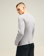 Мужской лонгслив slim fit - BERSHKA