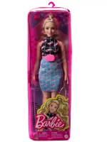 Кукла Барби игра с модой Fashionistas Блондинка пышная HJT01
